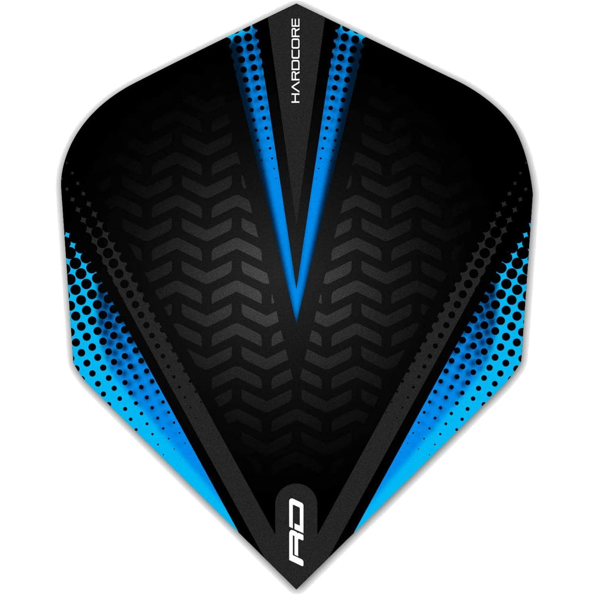 Dart Flights - Red Dragon - Hardcore Radical - Big Wing Dart Flights Blue