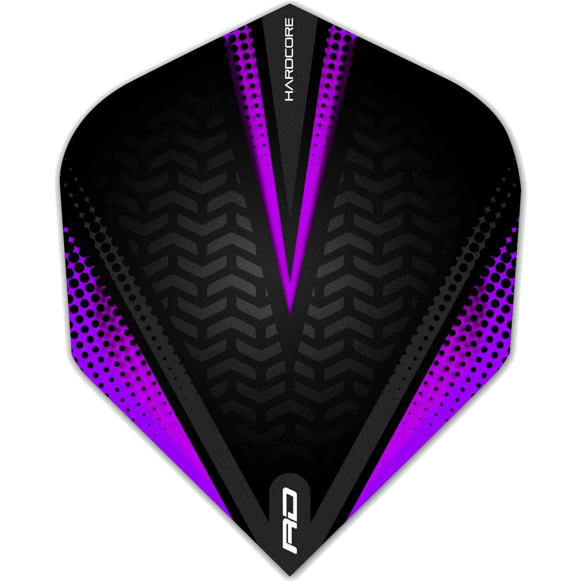 Dart Flights - Red Dragon - Hardcore Radical - Big Wing Dart Flights Purple