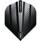 Red Dragon - Hardcore Flash - Big Wing Dart Flights - Black