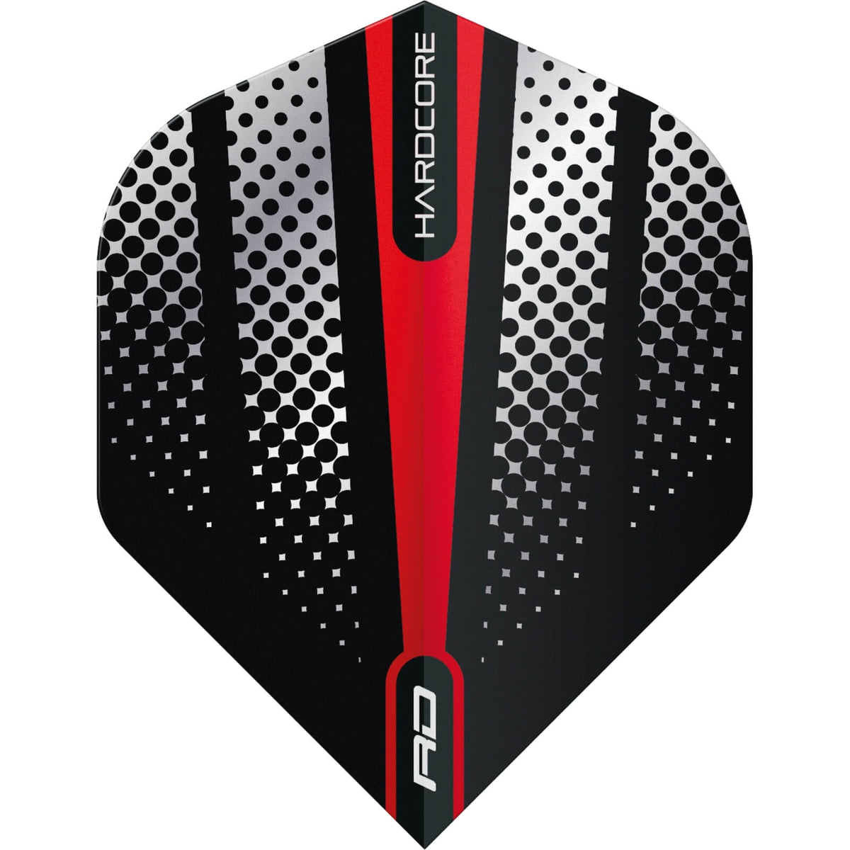 Dart Flights - Red Dragon - Hardcore Flash - Big Wing Dart Flights Red