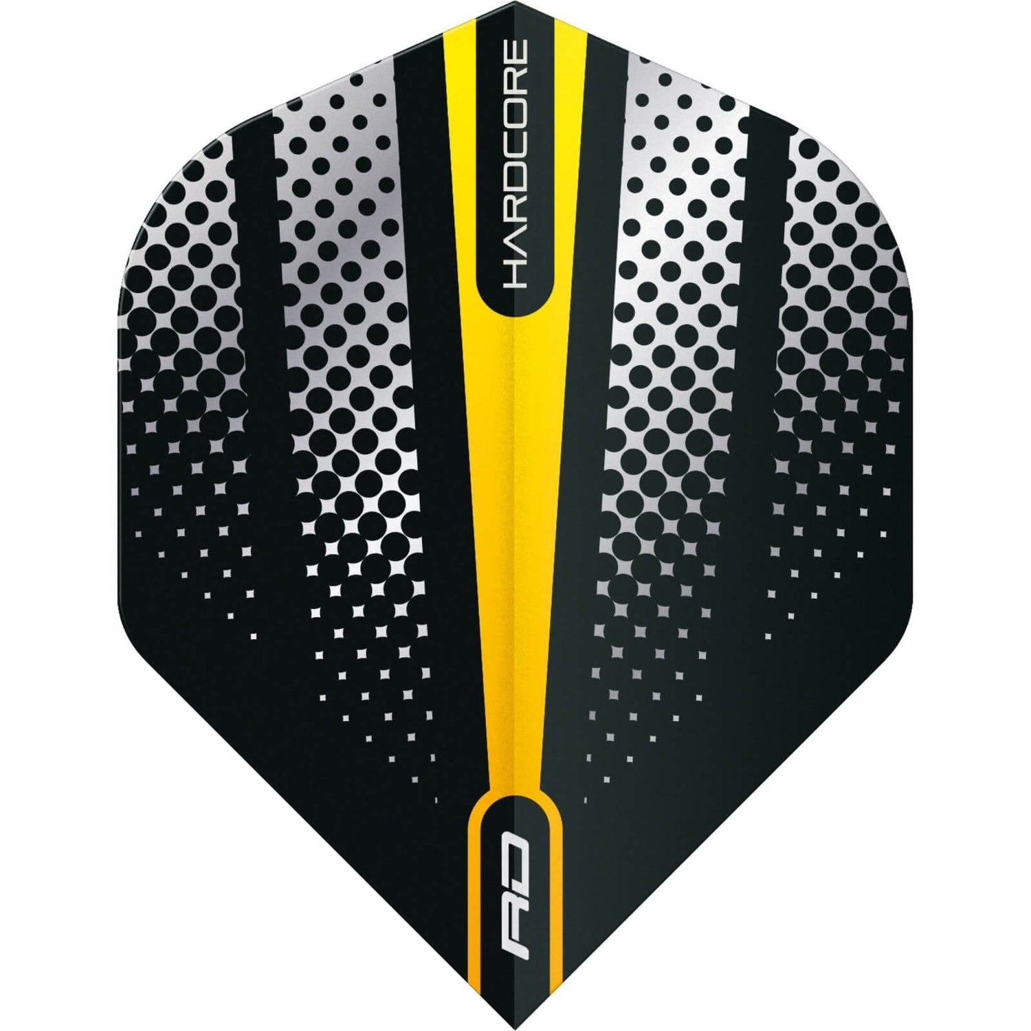 Red Dragon - Hardcore Flash - Big Wing Dart Flights - Yellow