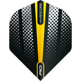 Red Dragon - Hardcore Flash - Big Wing Dart Flights - Yellow