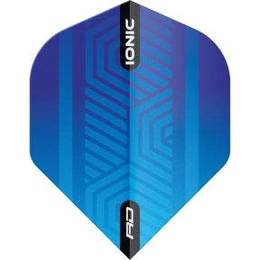 Red Dragon - Ionic - Big Wing Dart Flights - Blue