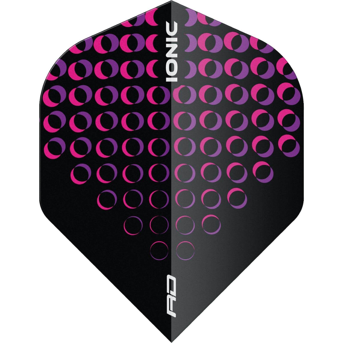 Dart Flights - Red Dragon - Hardcore Ionic Circles - Big Wing Dart Flights Pink