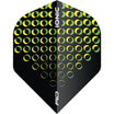 Red Dragon - Hardcore Ionic Circles - Big Wing Dart Flights - Yellow