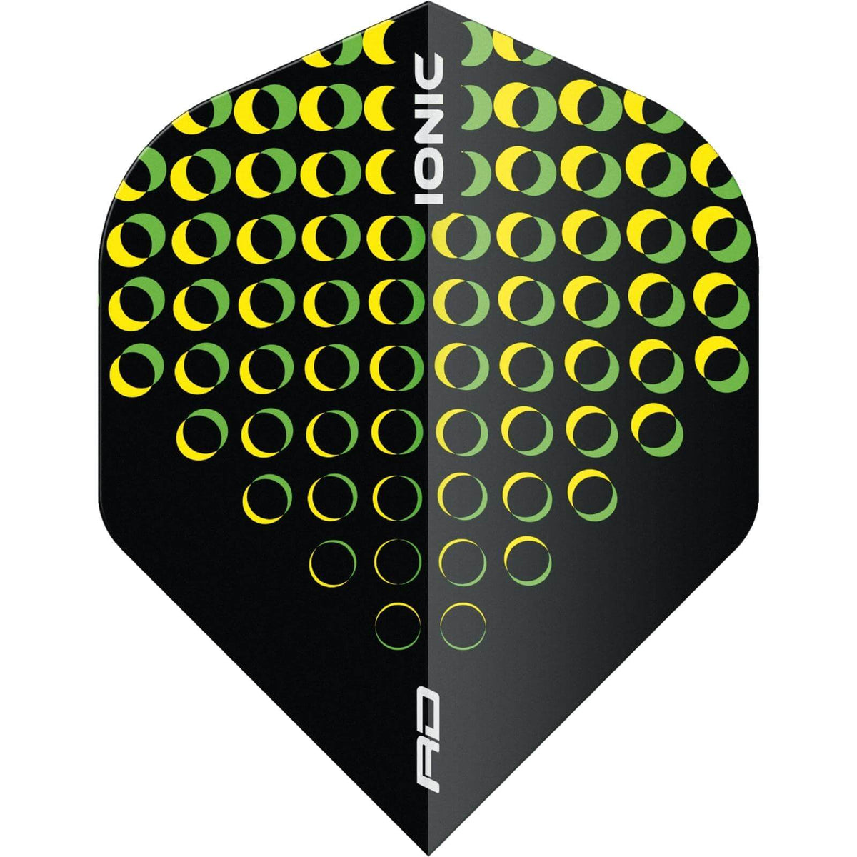 Dart Flights - Red Dragon - Hardcore Ionic Circles - Big Wing Dart Flights Yellow