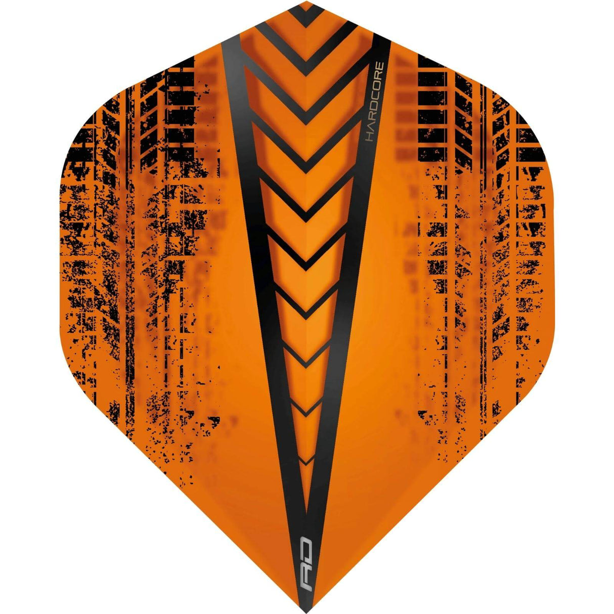 Red Dragon - Hardcore Radical - Big Wing Dart Flights - Orange
