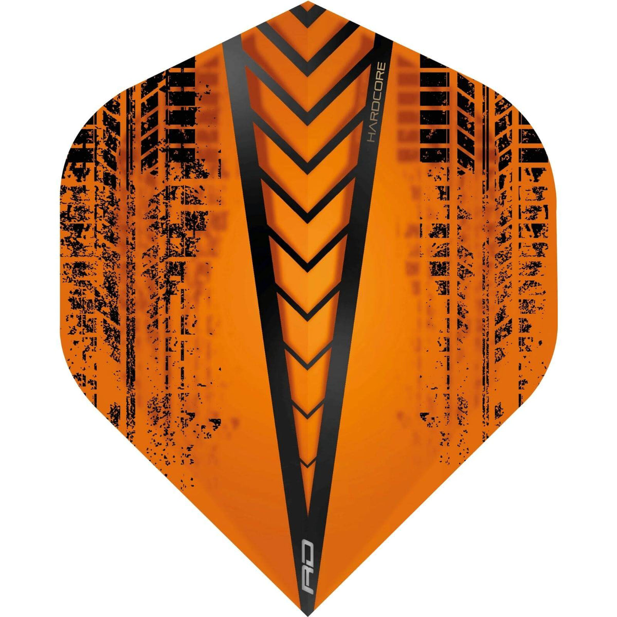 Dart Flights - Red Dragon - Hardcore Radical - Big Wing Dart Flights Orange