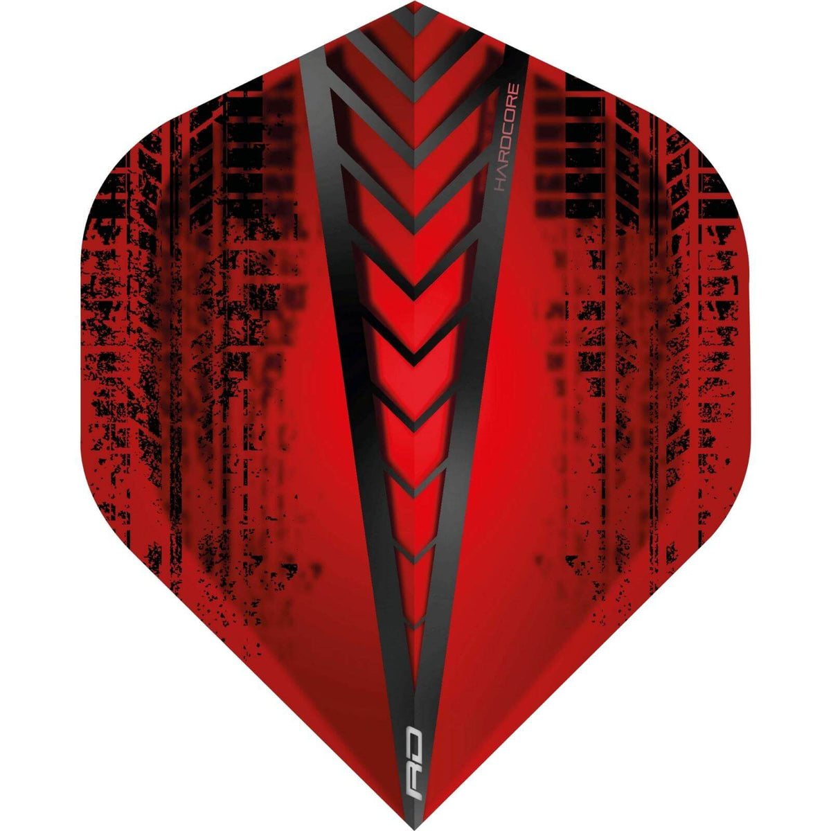 Dart Flights - Red Dragon - Hardcore Radical - Big Wing Dart Flights Red