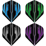 Red Dragon - Hardcore Radical Black - Big Wing Dart Flights -