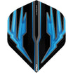 Red Dragon - Hardcore Radical Black - Big Wing Dart Flights - Blue