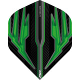 Red Dragon - Hardcore Radical Black - Big Wing Dart Flights - Green