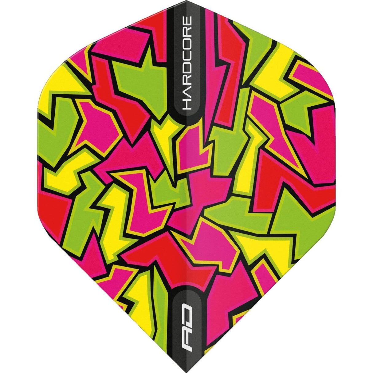 Red Dragon - Hardcore Radical - Big Wing Dart Flights - Red Crackle