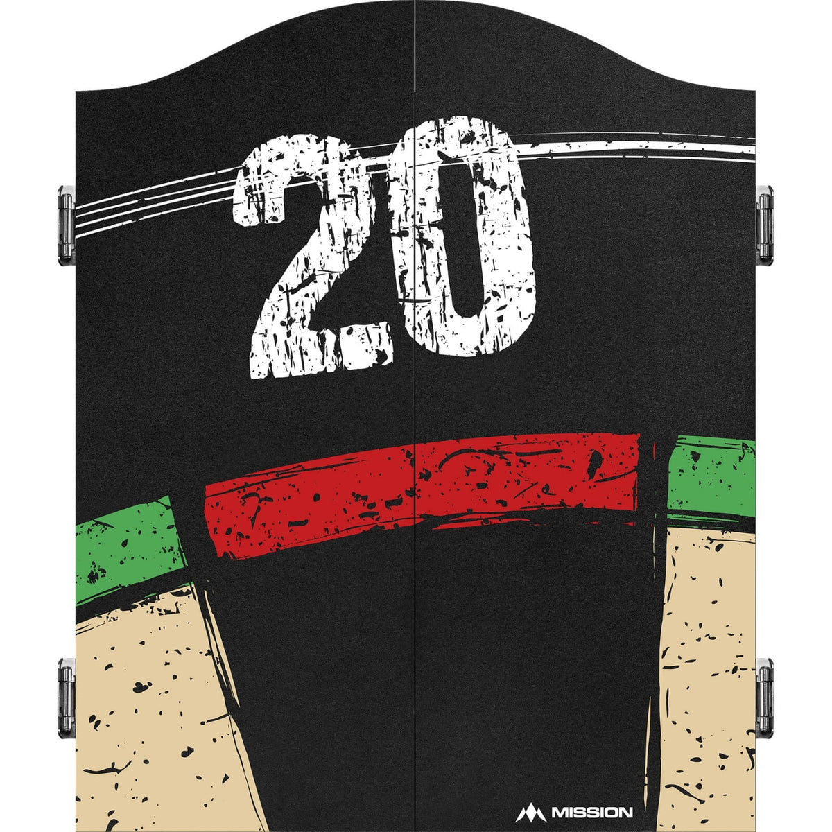 Dartboards - Mission - Professional Dartboard Set Double Top