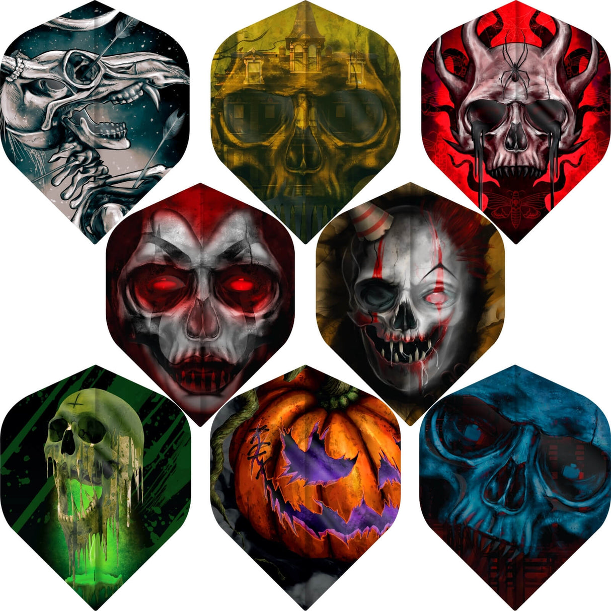 Designa - Horror Show - Big Wing Dart Flights -