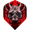 Designa - Horror Show - Big Wing Dart Flights - Horned Skull