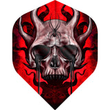 Designa - Horror Show - Big Wing Dart Flights - Horned Skull