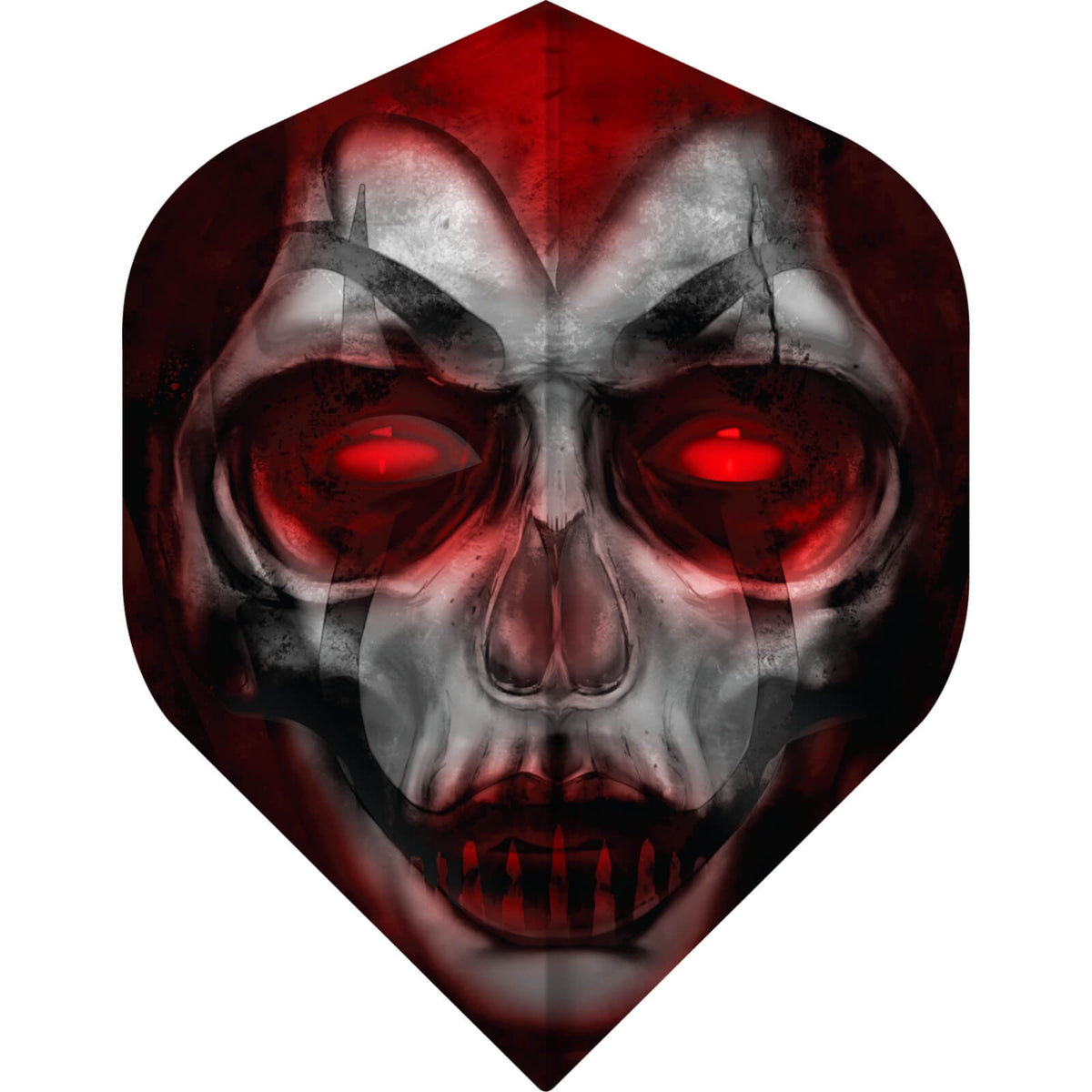 Dart Flights - Designa - Horror Show - Big Wing Dart Flights Jester Queen