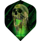 Designa - Horror Show - Big Wing Dart Flights - Melting Skull