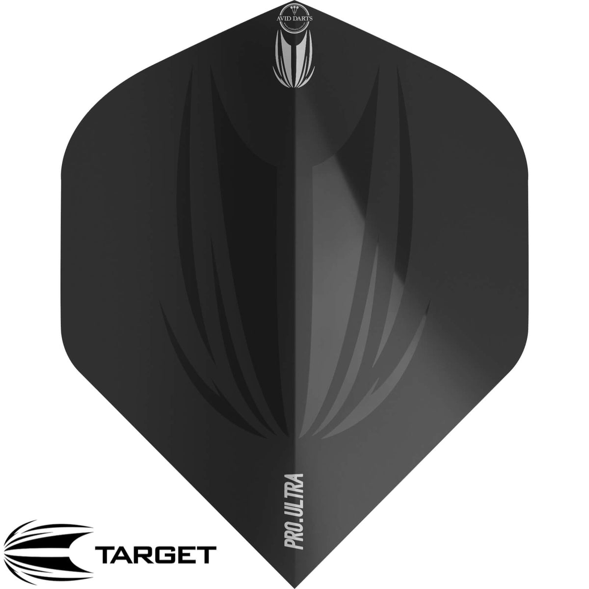 Dart Flights - Target - ID Pro Ultra - Big Wing Dart Flights Black