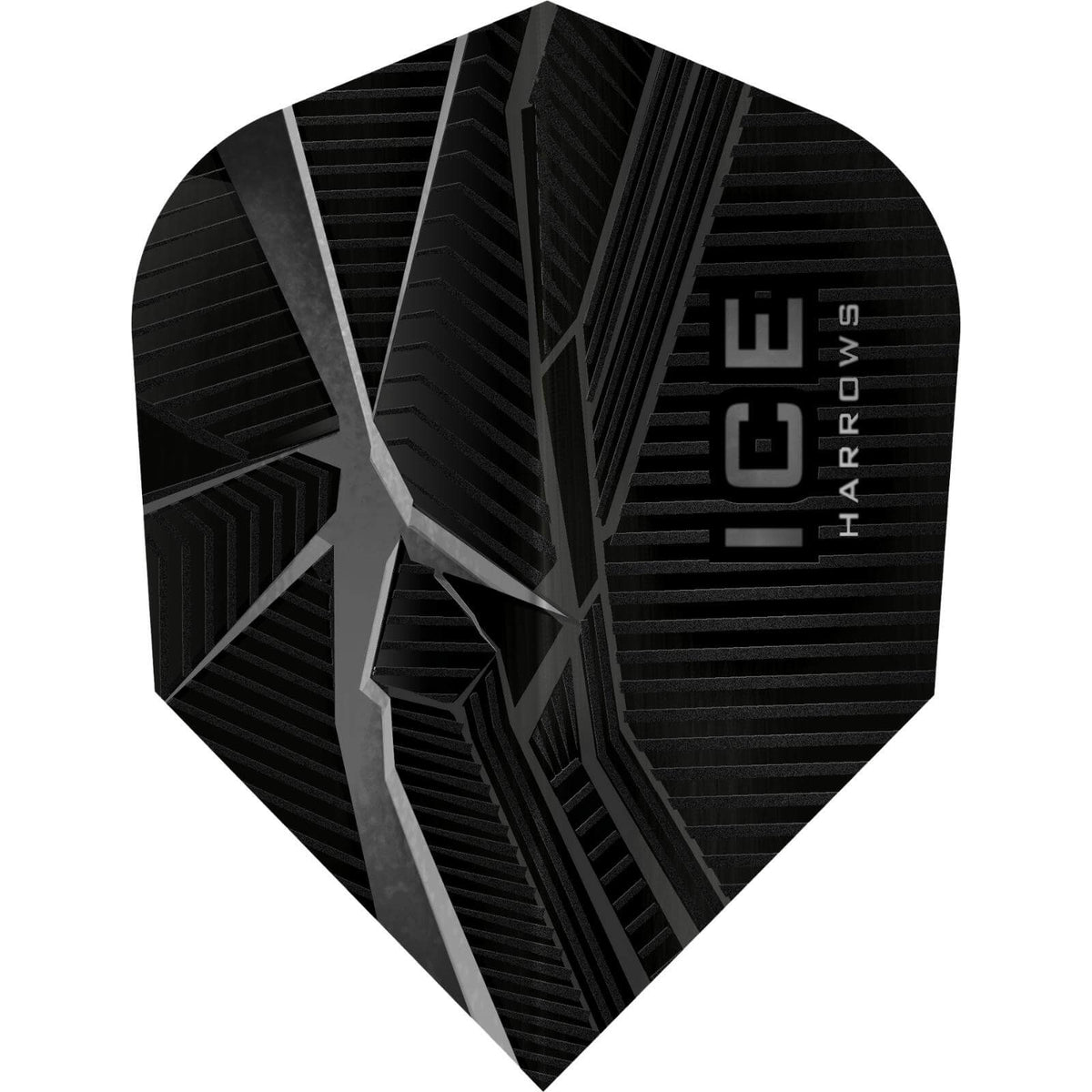 Dart Flights - Harrows - ICE - Standard Dart Flights Black