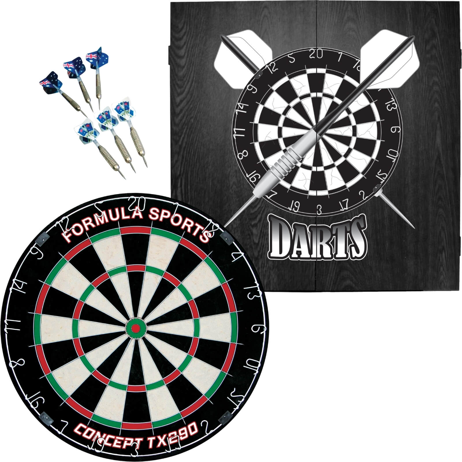 Dartboards - Formula Sports - Imperial Dartboard & Cabinet Set 