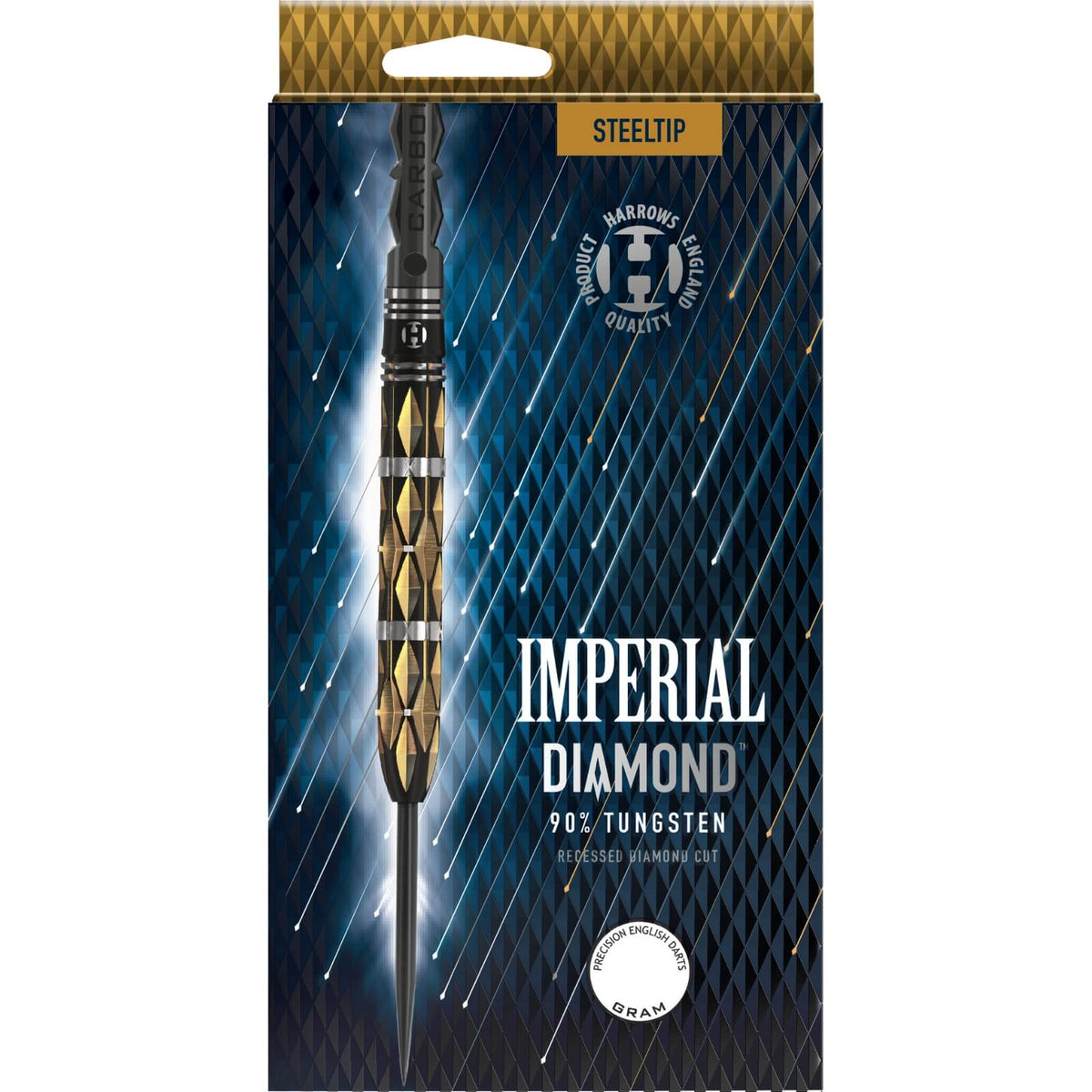 Darts - Harrows - Imperial Diamond Darts - Steel Tip - 90% Tungsten - 21g 22g 23g 24g 25g 26g 
