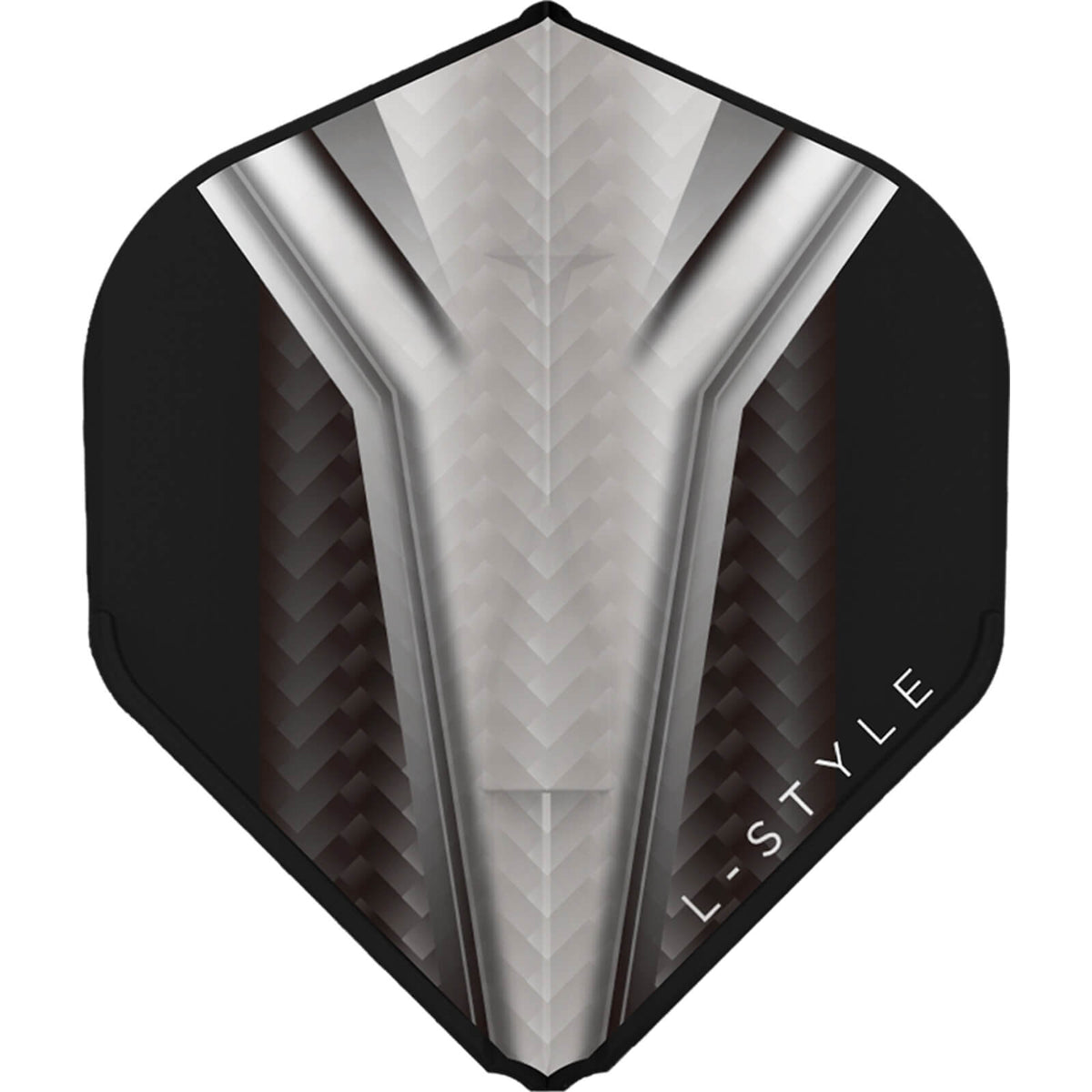 Dart Flights - L-Style - EZ Inception Series - Big Wing (L1) Dart Flights White