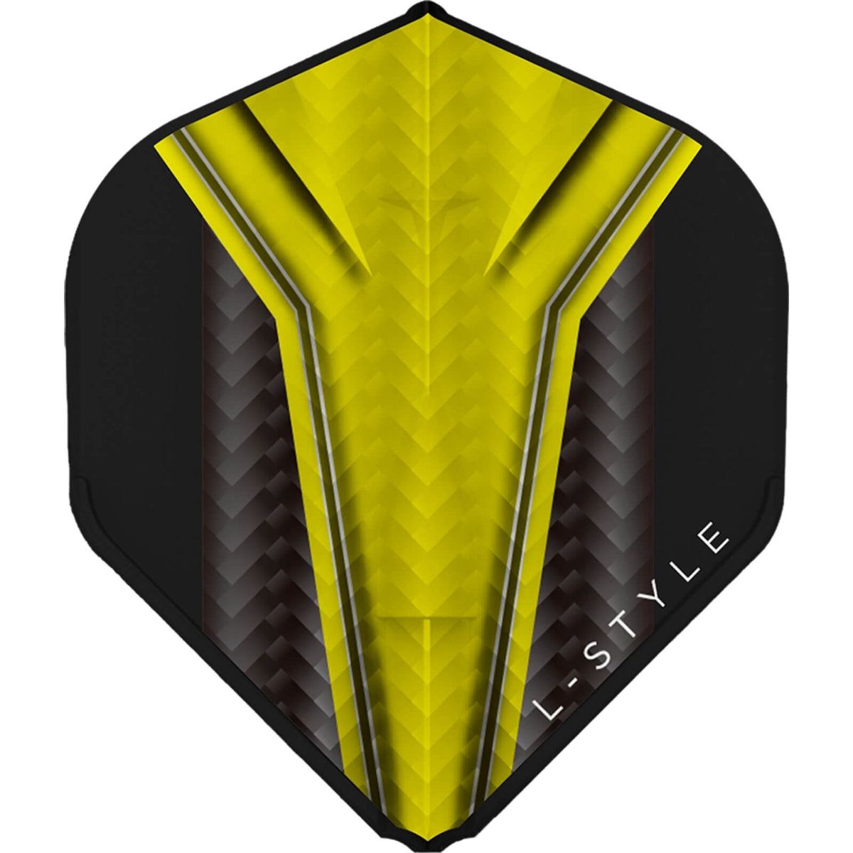Dart Flights - L-Style - EZ Inception Series - Big Wing (L1) Dart Flights Yellow