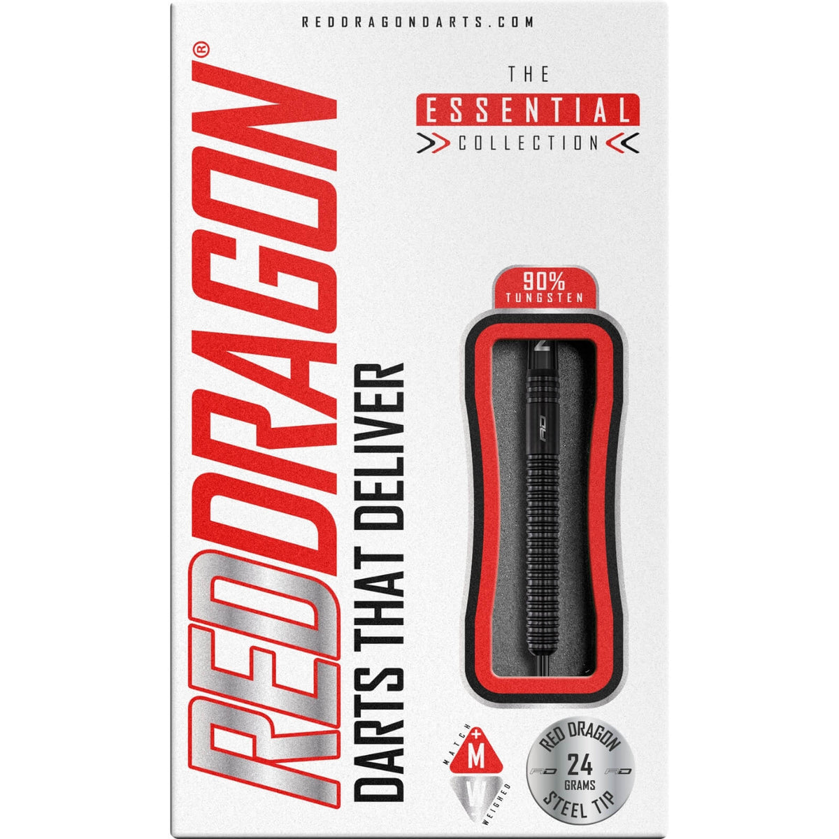 Darts - Red Dragon - Jamie Hughes SE Darts - Steel Tip - 90% Tungsten - 24g 