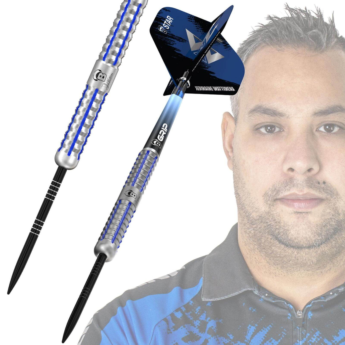 Darts - BULL&#39;S - Jermaine Wattimena G2 Darts - Steel Tip - 90% Tungsten - 22g 24g 