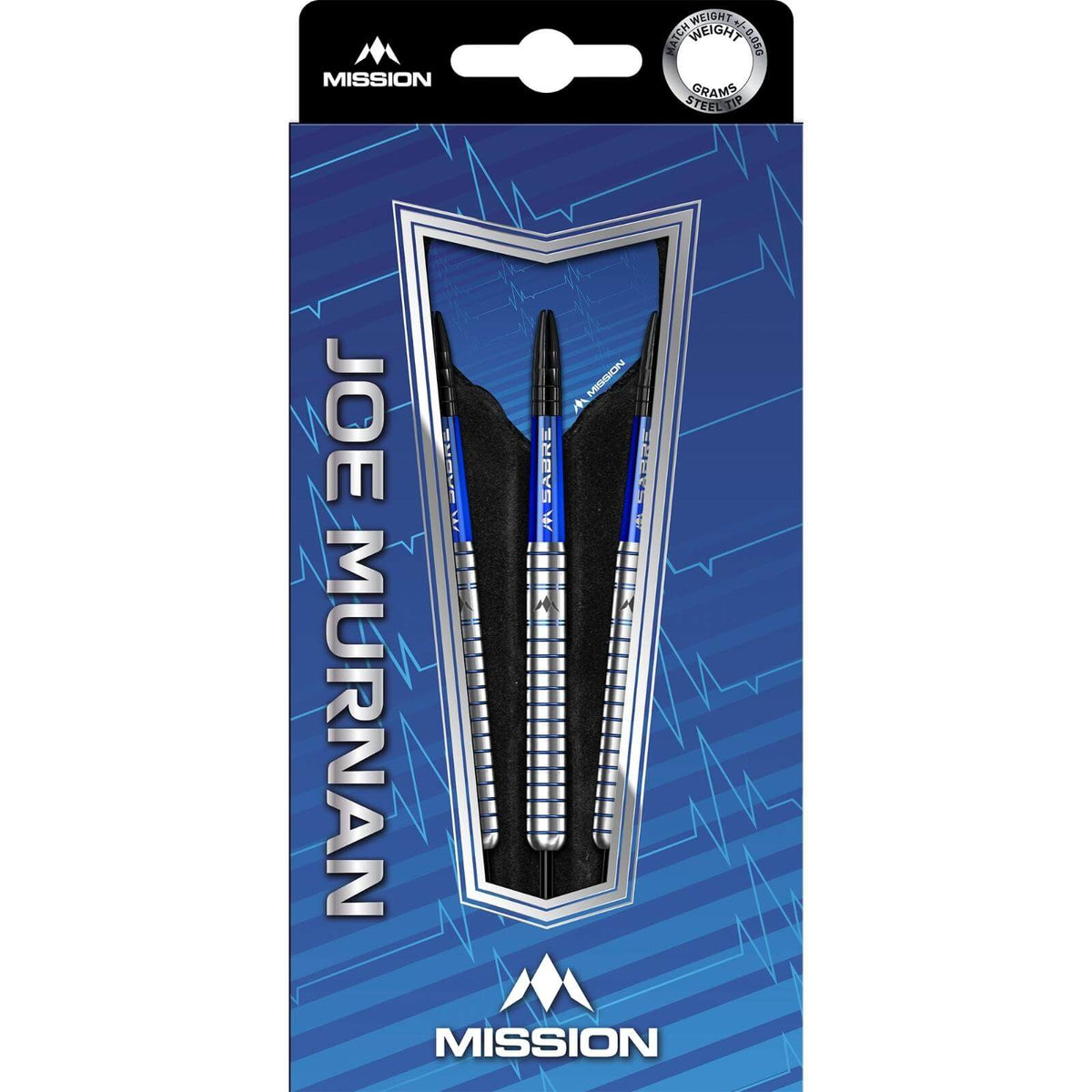 Darts - Mission - Joe Murnan Darts - Steel Tip - 90% Tungsten - 22g 24g 