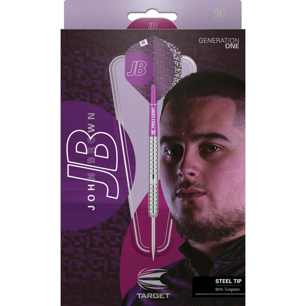 Darts - Target - John Brown Darts - Steel Tip - 90% Tungsten - 22g 24g 