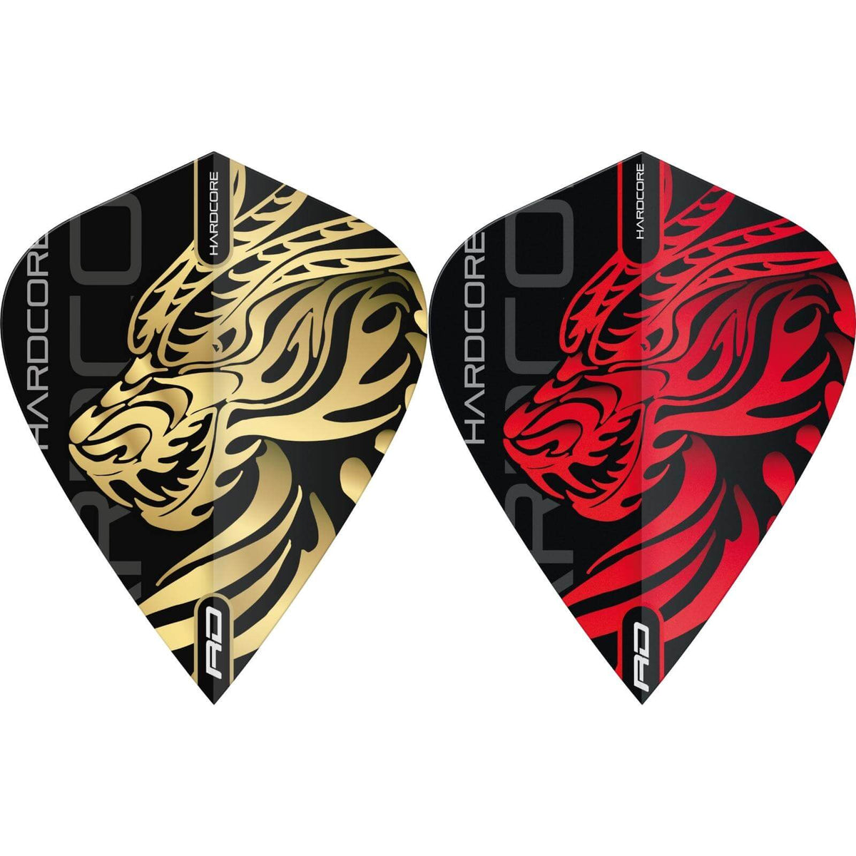 Dart Flights - Red Dragon - Hardcore Jonny Clayton - Kite Dart Flights 