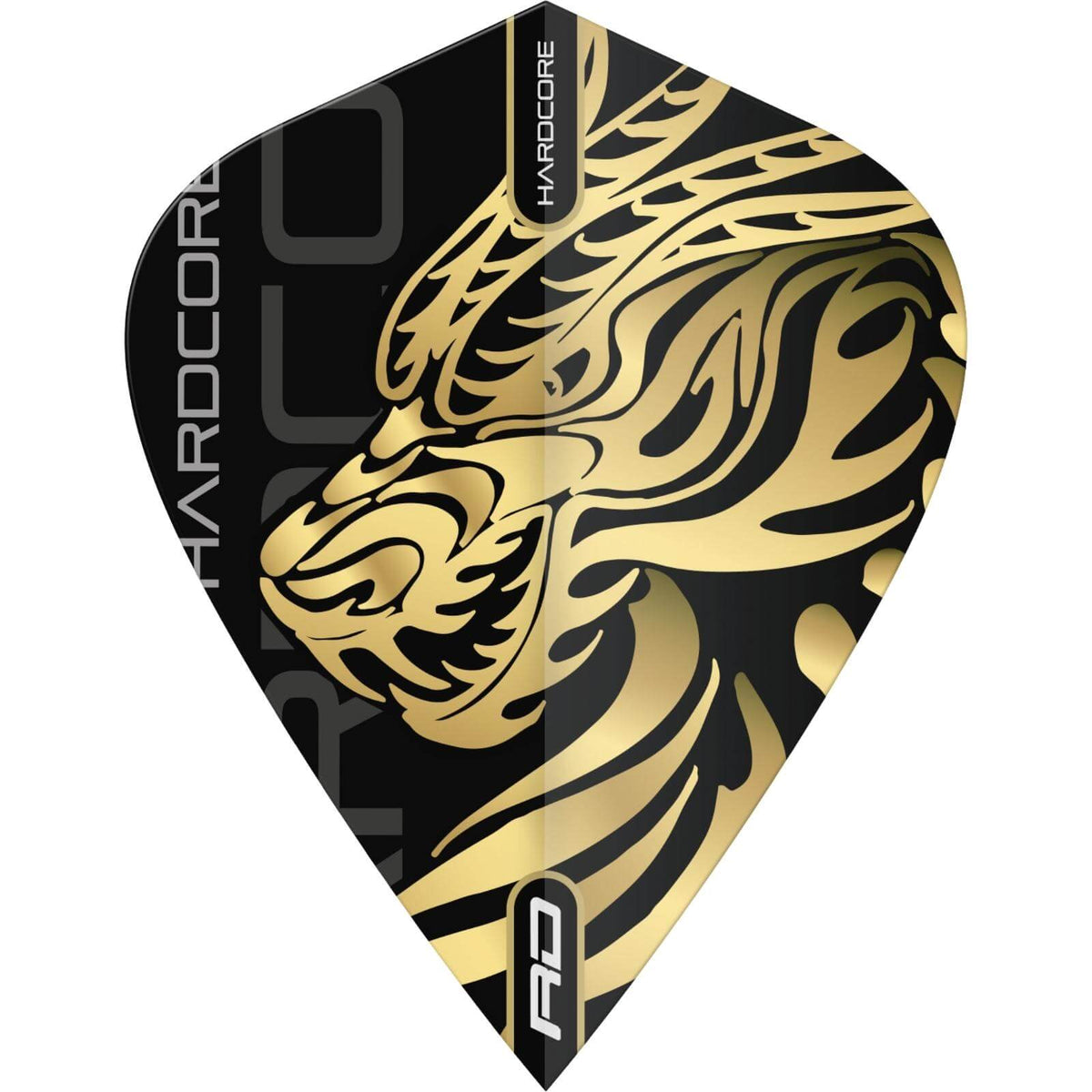 Dart Flights - Red Dragon - Hardcore Jonny Clayton - Kite Dart Flights Gold