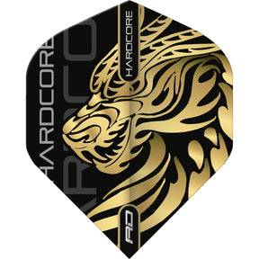 Red Dragon - Hardcore Jonny Clayton - Big Wing Dart Flights - Gold