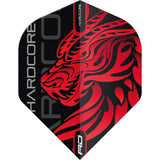 Red Dragon - Hardcore Jonny Clayton - Big Wing Dart Flights - Red
