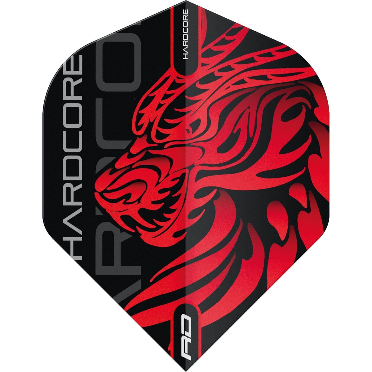 Dart Flights - Red Dragon - Hardcore Jonny Clayton - Big Wing Dart Flights Red