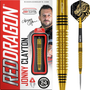 Red Dragon - Jonny Clayton Gold Darts - 90% Tungsten - 22g 24g -