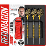 Red Dragon - Jonny Clayton Gold Darts - 90% Tungsten - 22g 24g -