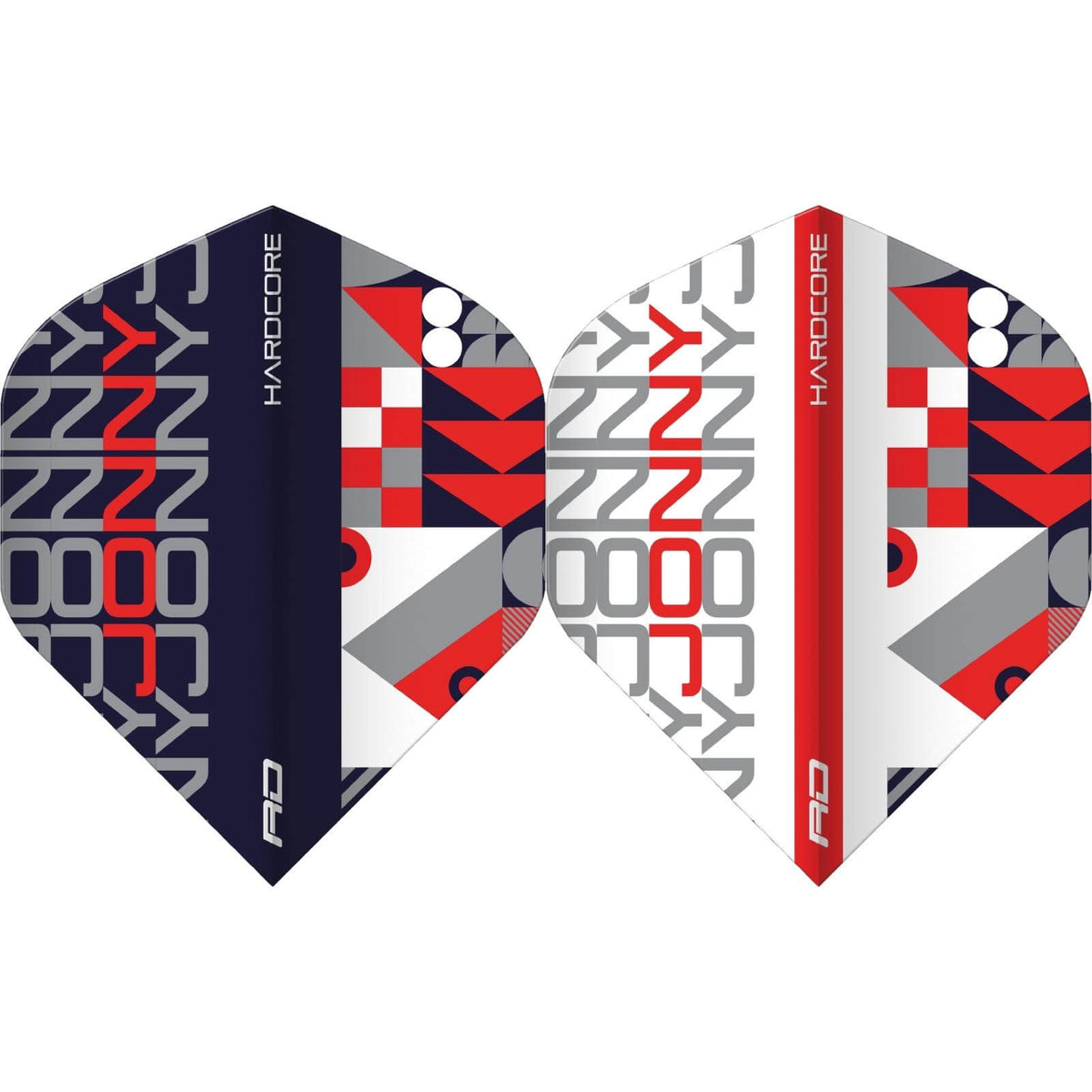 Dart Flights - Red Dragon - Hardcore Jonny Clayton Stack - Big Wing Dart Flights 