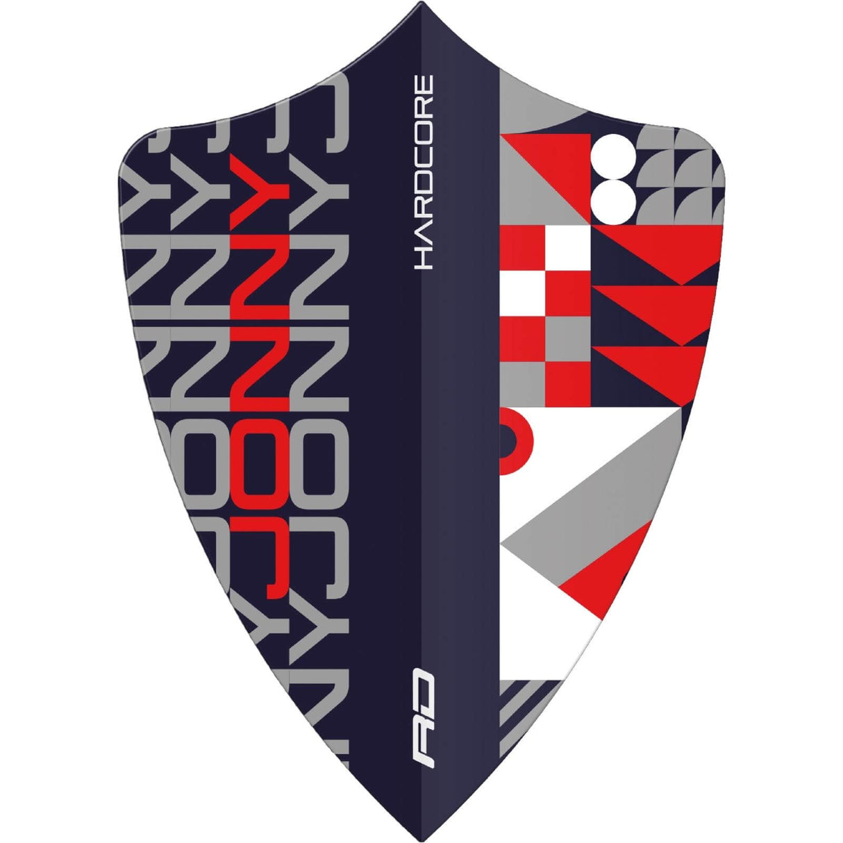 Red Dragon - Hardcore Jonny Clayton Stack - Freestyle Dart Flights - Blue