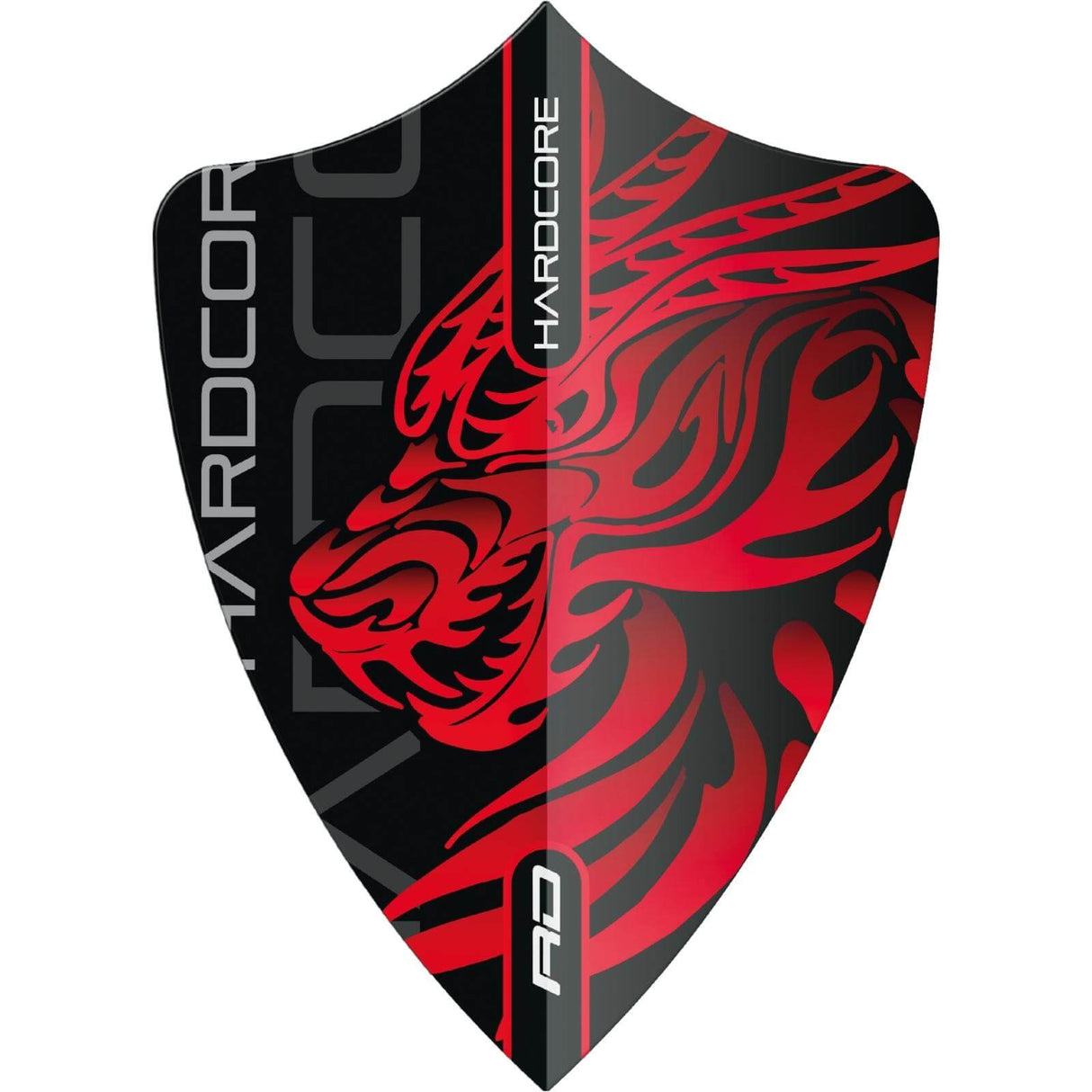 Red Dragon - Hardcore Jonny Clayton Stack - Freestyle Dart Flights - Red