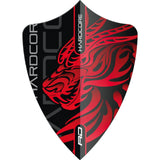 Red Dragon - Hardcore Jonny Clayton Stack - Freestyle Dart Flights - Red