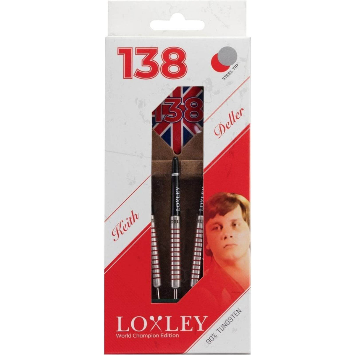 Darts - Loxley - Keith Deller Darts - Steel Tip - 90% Tungsten - 19g 21g 23g 
