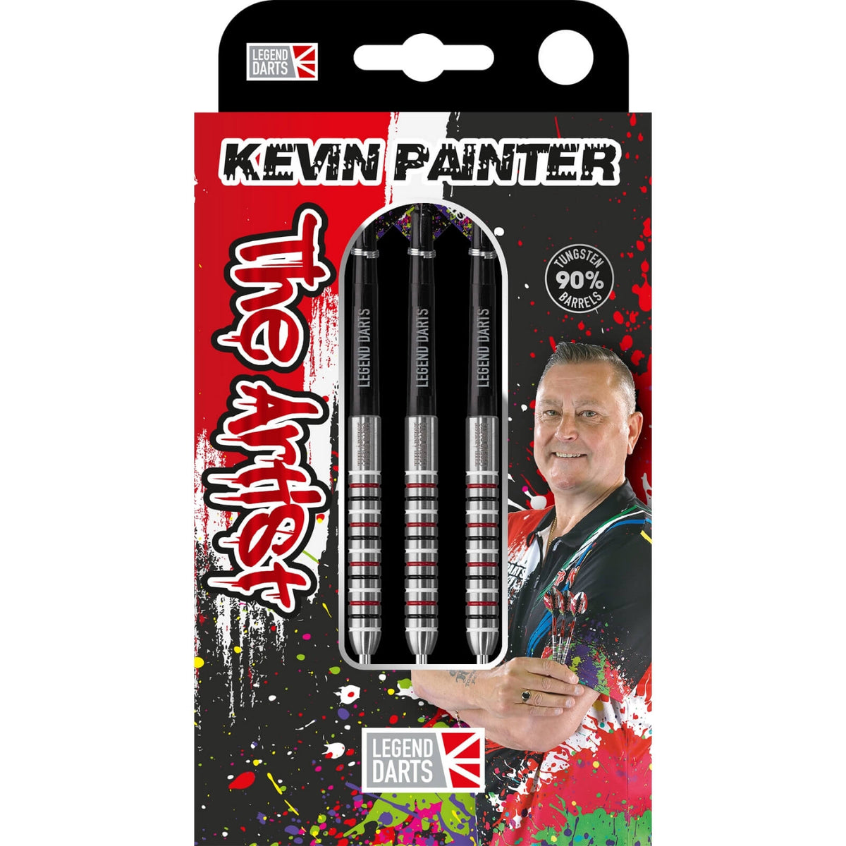 Darts - Legend Darts - Kevin Painter Darts - Steel Tip - 90% Tungsten - 22g 24g 