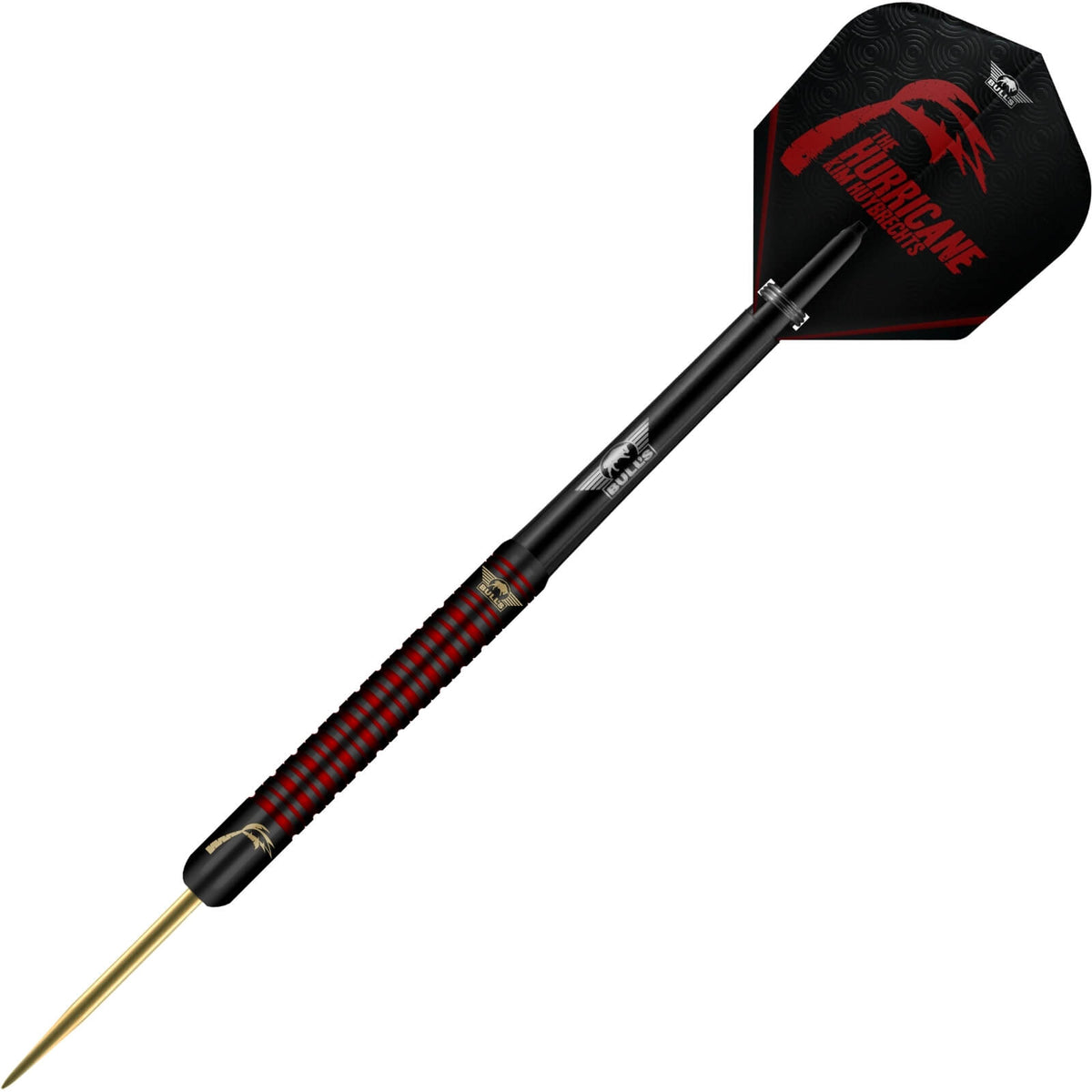 Darts - Bull&#39;s NL - Kim Huybrechts Black Darts - Steel Tip - 90% Tungsten - 22g 23g 24g 