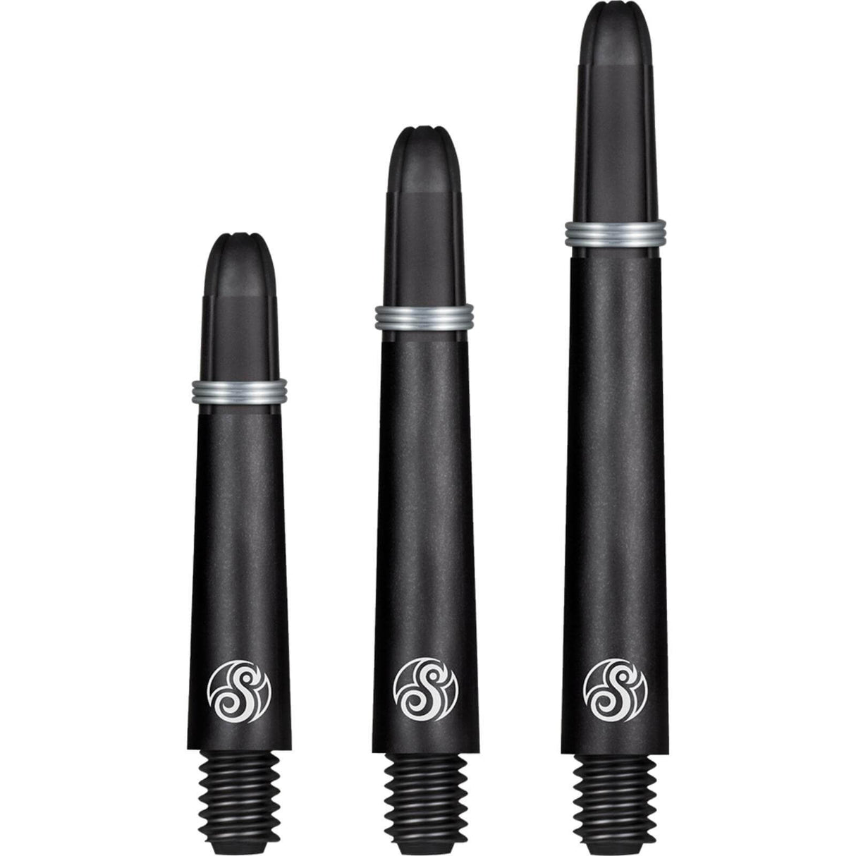Shot - Koi - Carbon Dart Shafts - Short (35mm) / Black