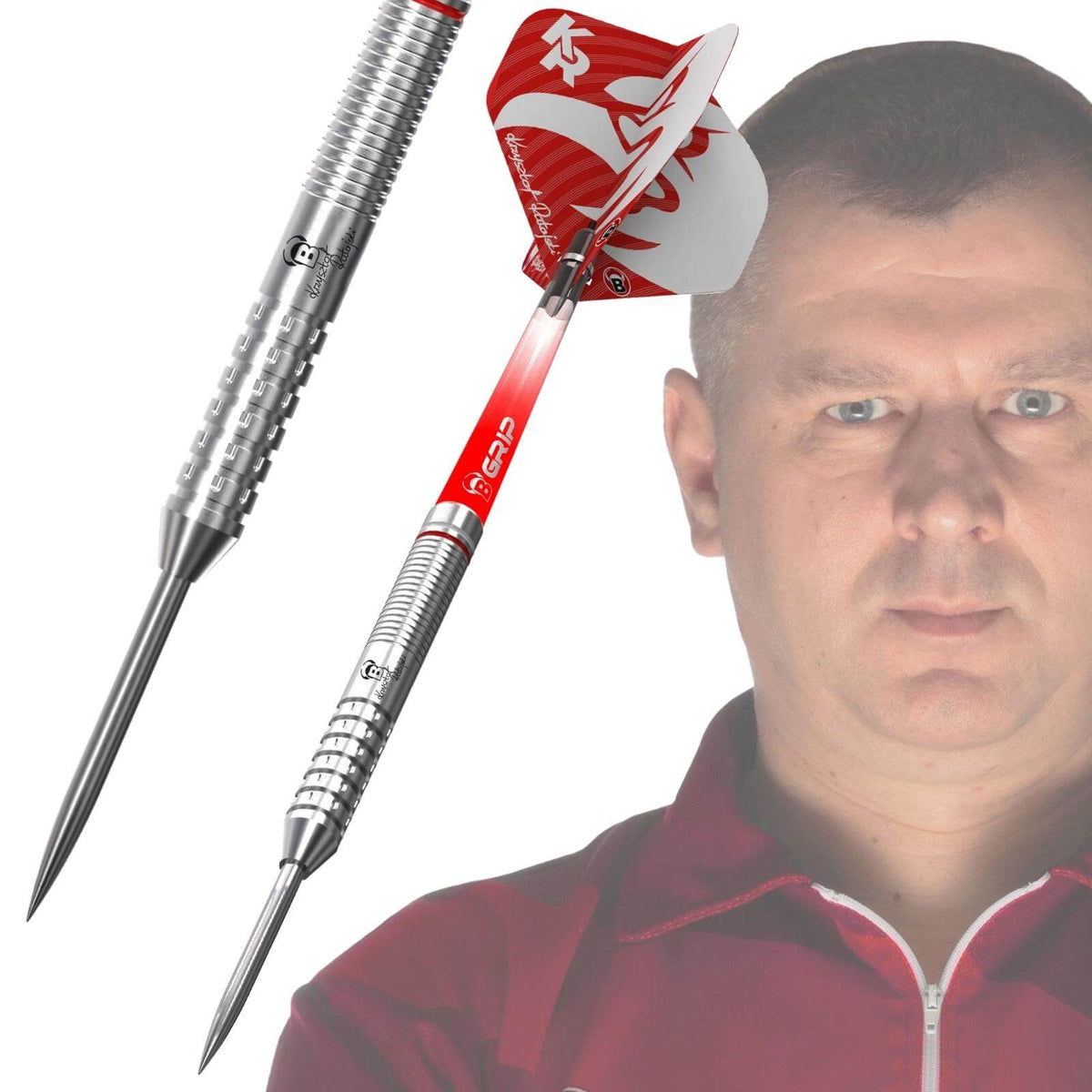 Darts - BULL&#39;S - Krzysztof Ratajski Gen 2 Darts - Steel Tip - 90% Tungsten - 22g 24g 26g 