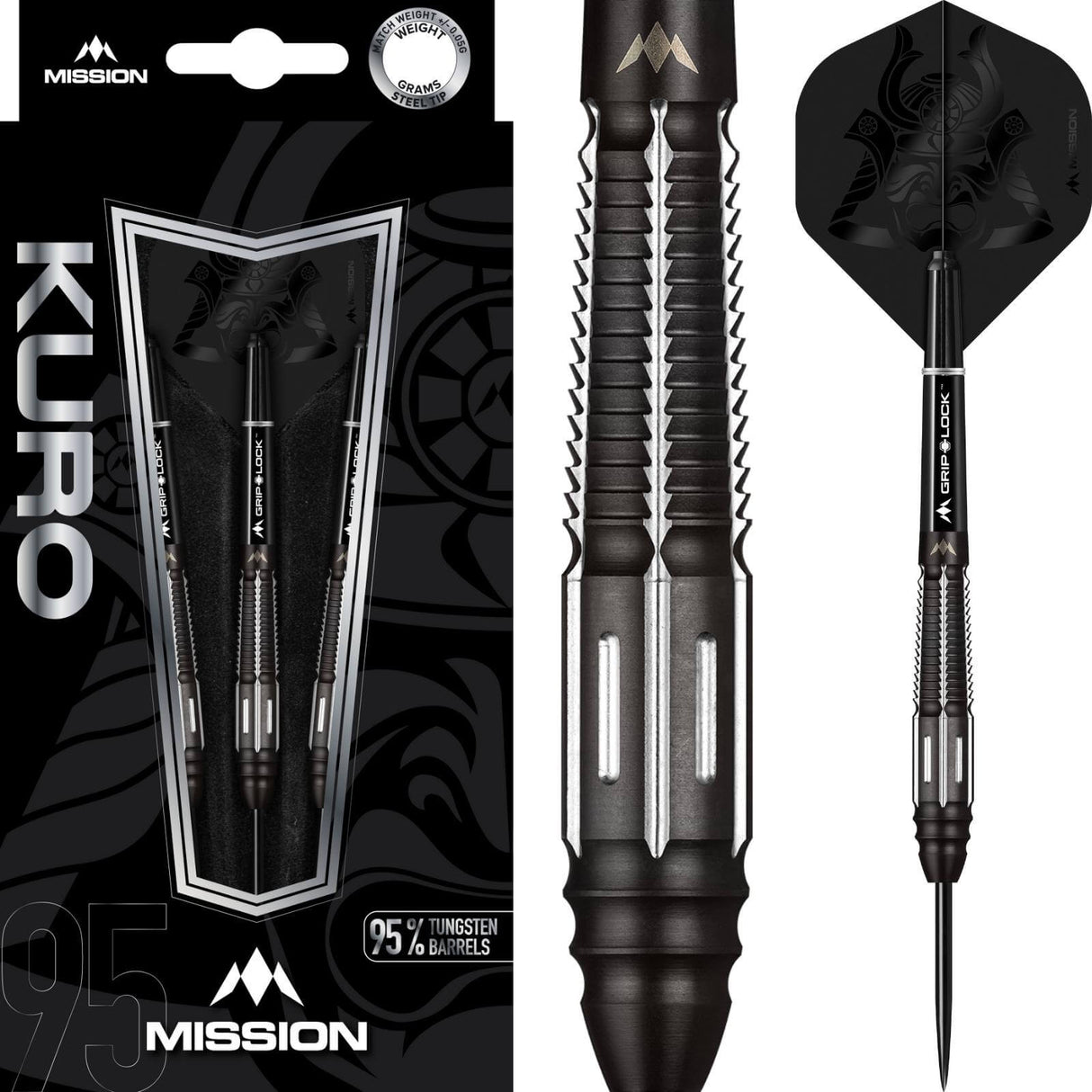 Mission - Kuro M4 Darts - 95% Tungsten - 21g 23g -